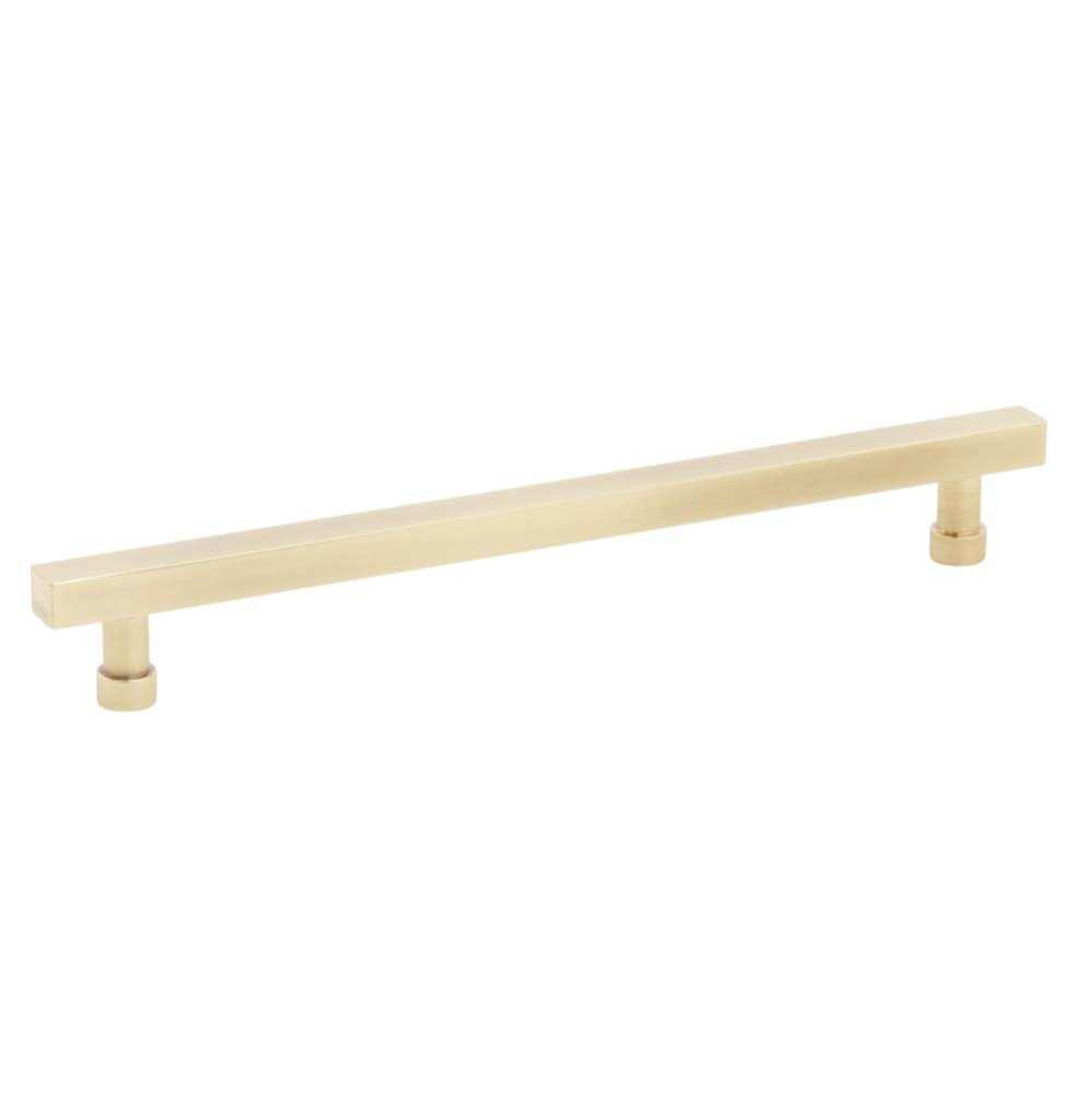 NOHO, Cabinet Pull, Square, 8'' cc, Vintage Brass