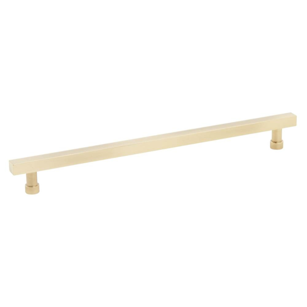 NOHO, Cabinet Pull, Square, 10'' cc, Vintage Brass