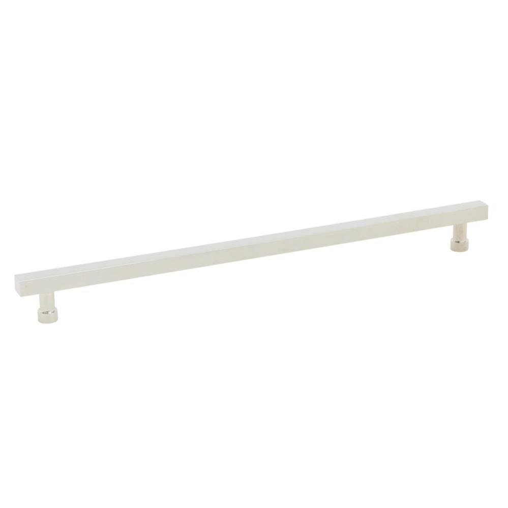 NOHO, Cabinet Pull, Square, 12&apos;&apos; cc, Polished Nickel