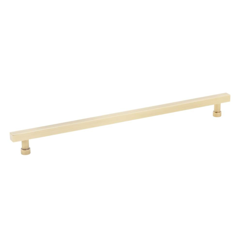 NOHO, Cabinet Pull, Square, 12'' cc, Vintage Brass