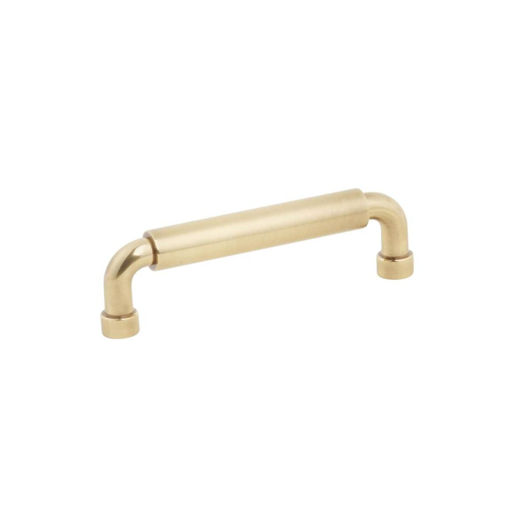 NOHO, Cabinet Pull, Round, 4&apos;&apos; cc, Vintage Brass