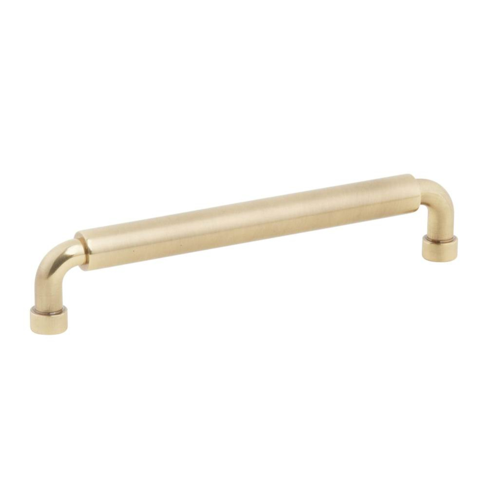 NOHO, Cabinet Pull, Round, 6&apos;&apos; cc, Vintage Brass
