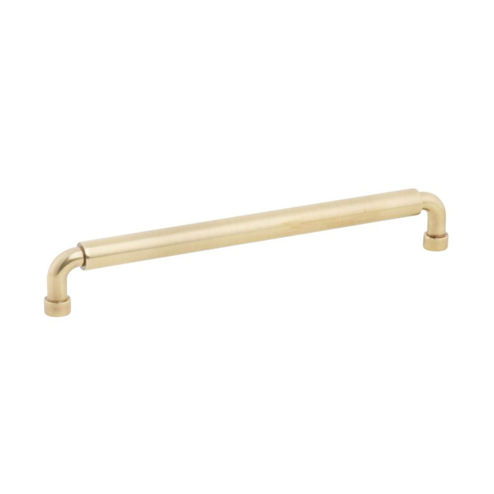 NOHO, Cabinet Pull, Round, 8&apos;&apos; cc, Vintage Brass