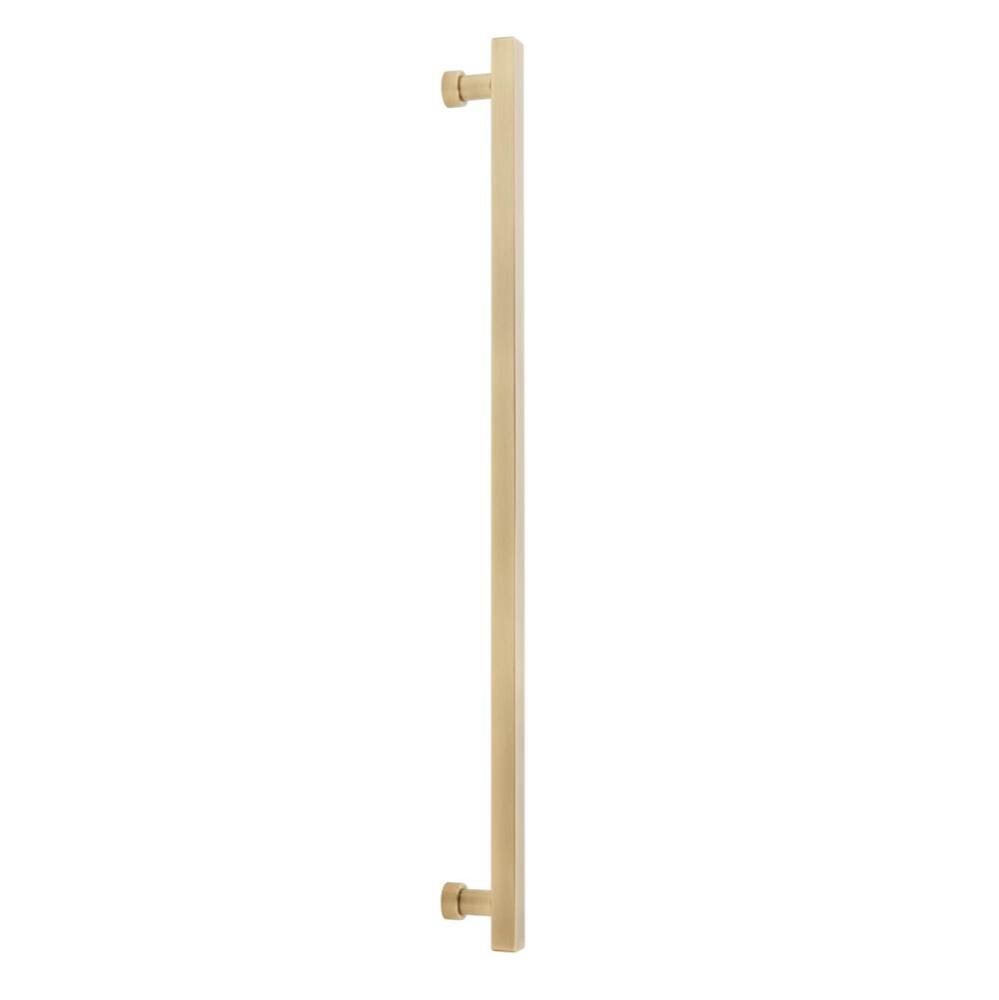 NOHO, Cabinet Appliance Pull, Square, 18&apos;&apos; cc, Vintage Brass