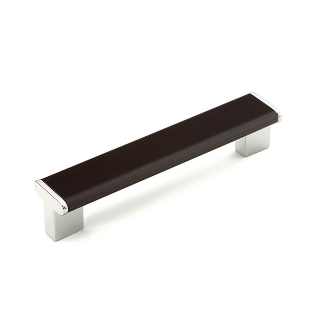 Pull, Espresso Brown/Polished Chrome, 160 mm