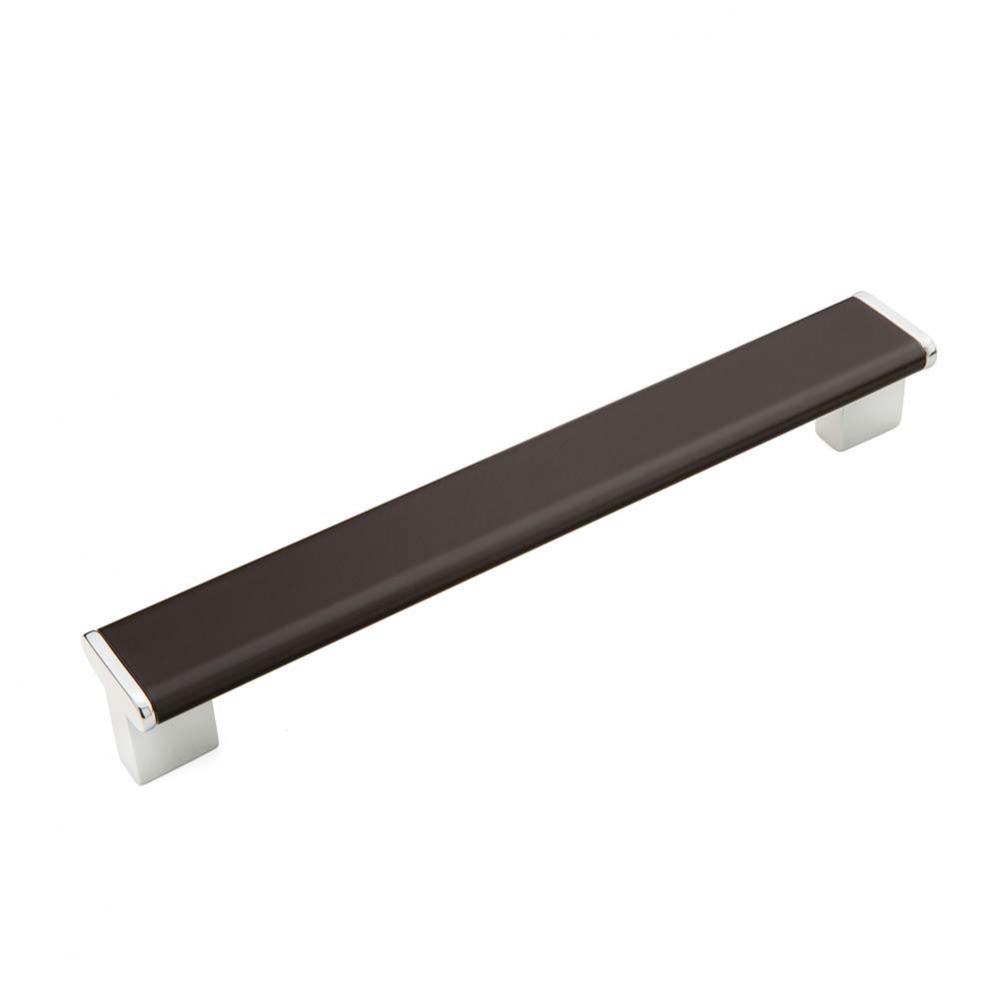 Pull, Espresso Brown/Polished Chrome, 224 mm