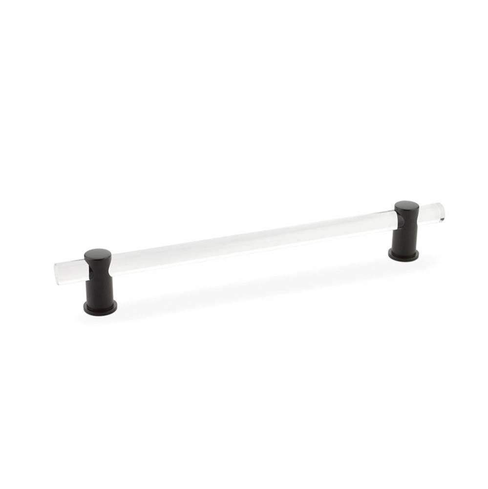 Pull, Adjustable clear Acrylic, Oil Rubbed Bronze, 8&apos;&apos; cc
