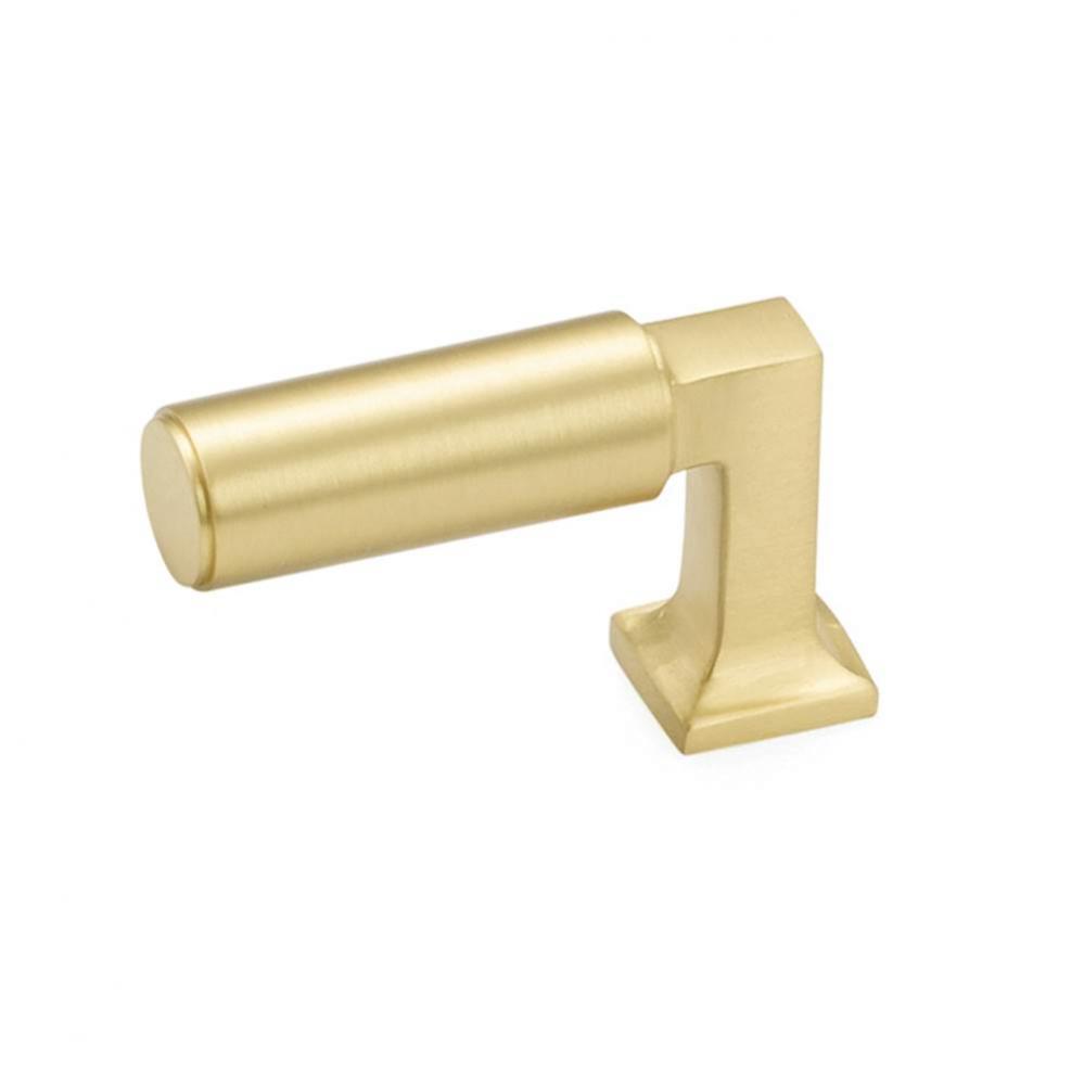 Finger Pull, Satin Brass, 1/2&apos;&apos;