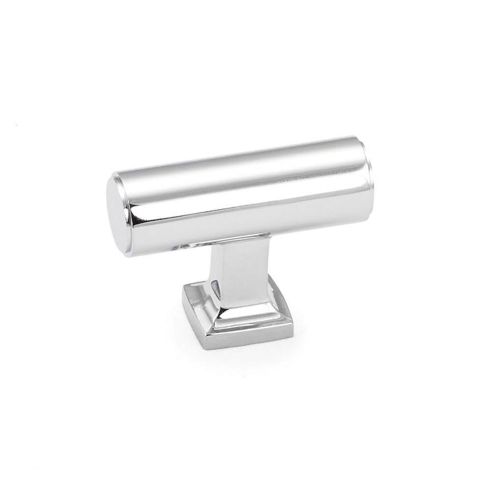 T-Pull, Polished Chrome, 1/2&apos;&apos;