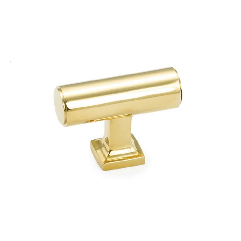 T-Pull, Unlacquered Brass, 1/2&apos;&apos;