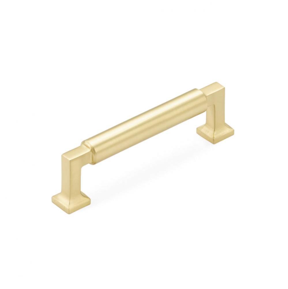 Pull, Satin Brass, 4&apos;&apos; cc