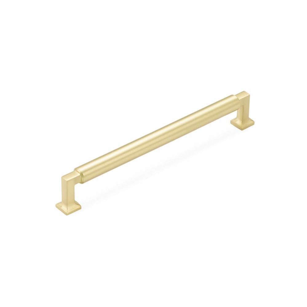 Pull, Satin Brass, 8&apos;&apos; cc