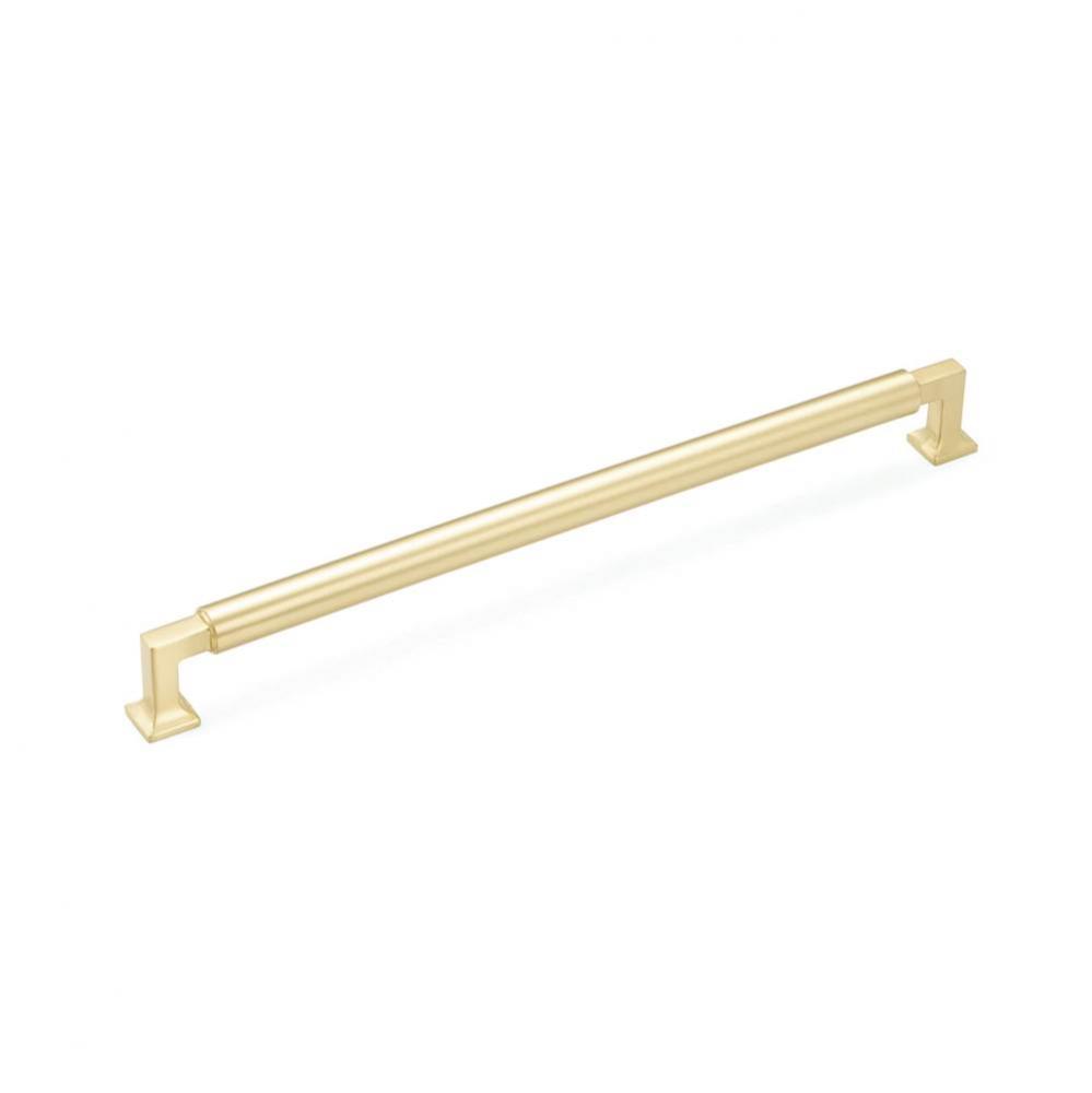 Back to Back, Appliance Pull, Satin Brass, 15&apos;&apos; cc