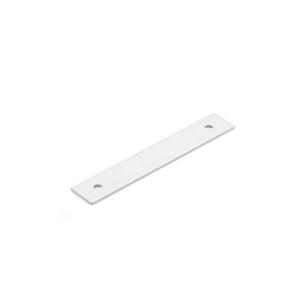 Pub House, Backplate for Pull, Polished Chrome, 3-1/2&apos;&apos; cc