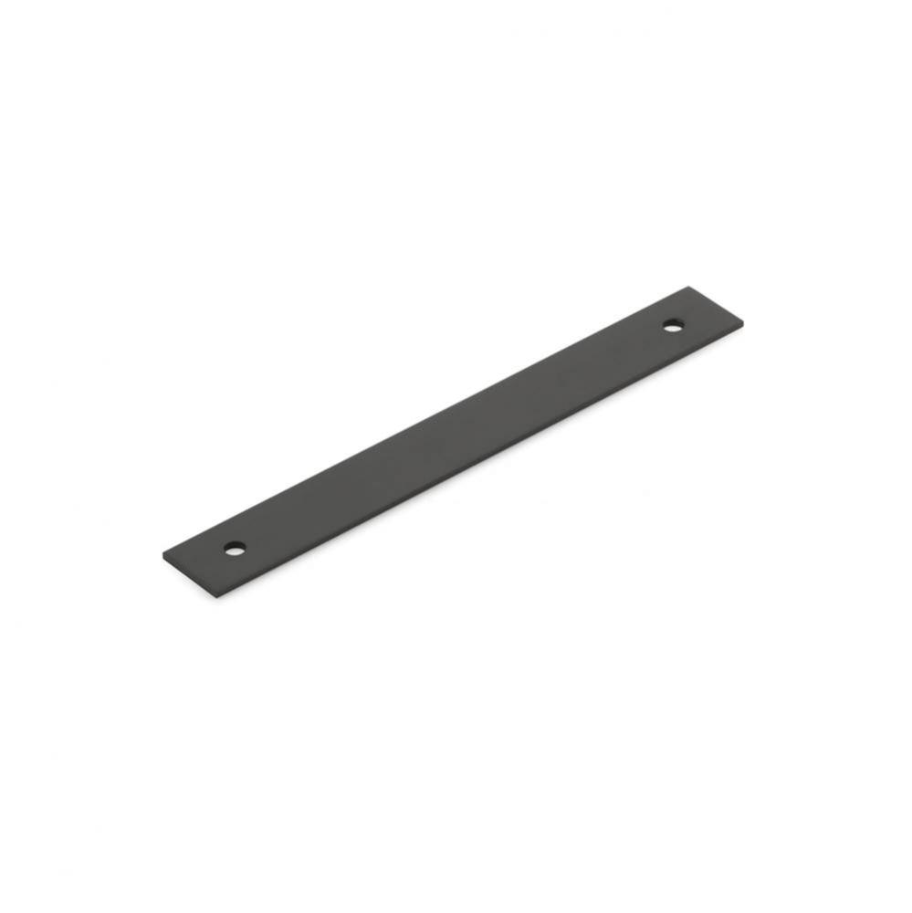 Pub House, Backplate for Pull, Matte Black, 5&apos;&apos; cc