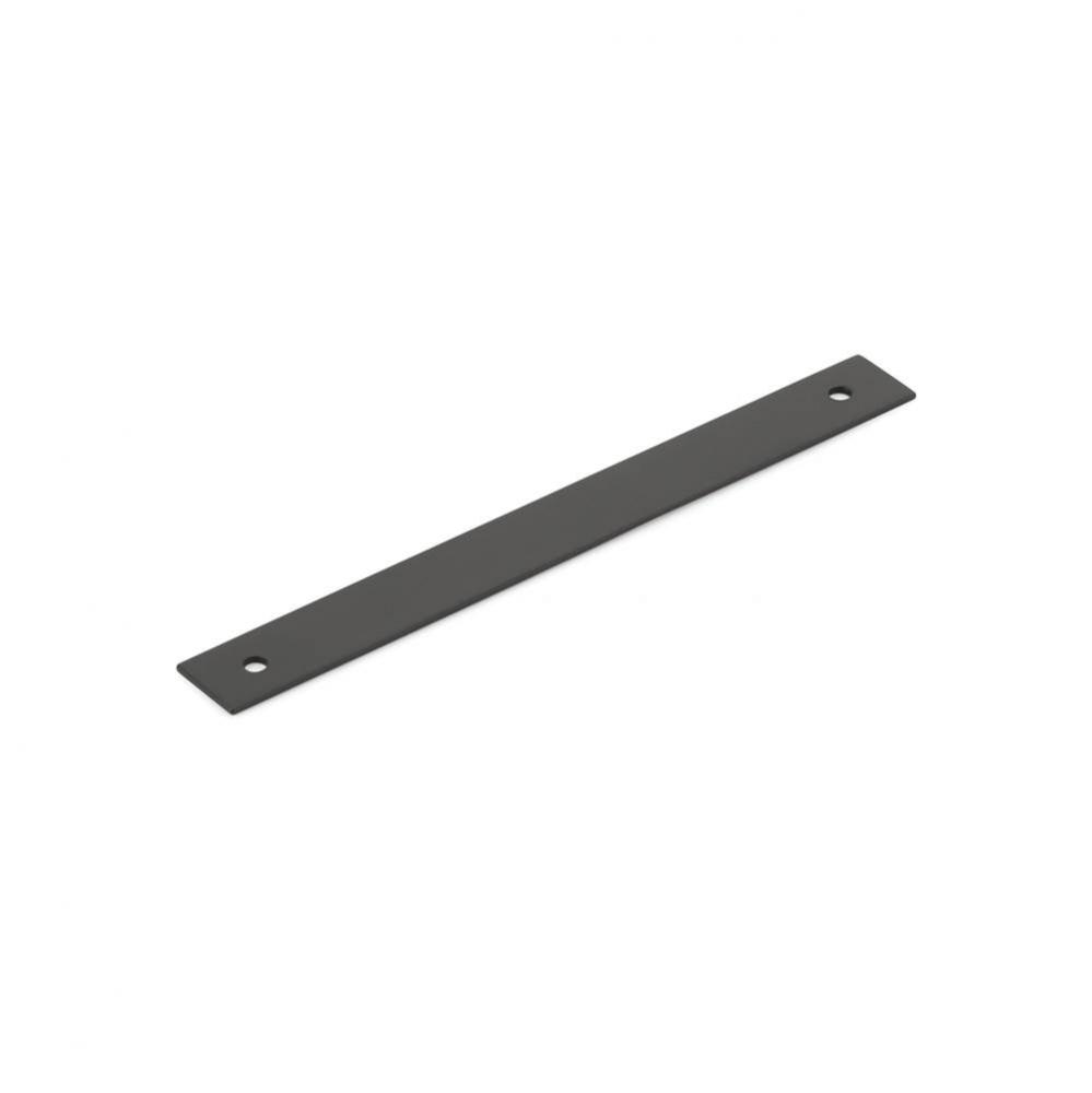 Pub House, Backplate for Pull, Matte Black, 6&apos;&apos; cc