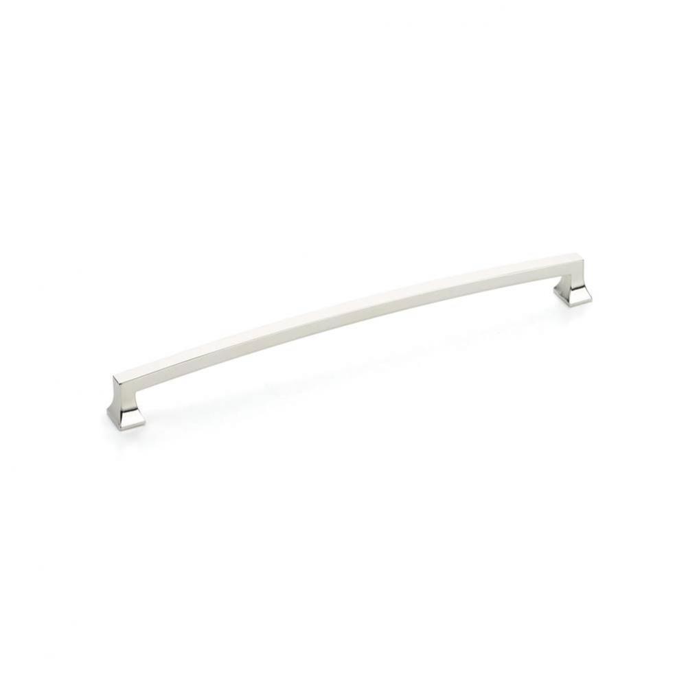 Pull, Arched, Polished Nickel, 10&apos;&apos; cc