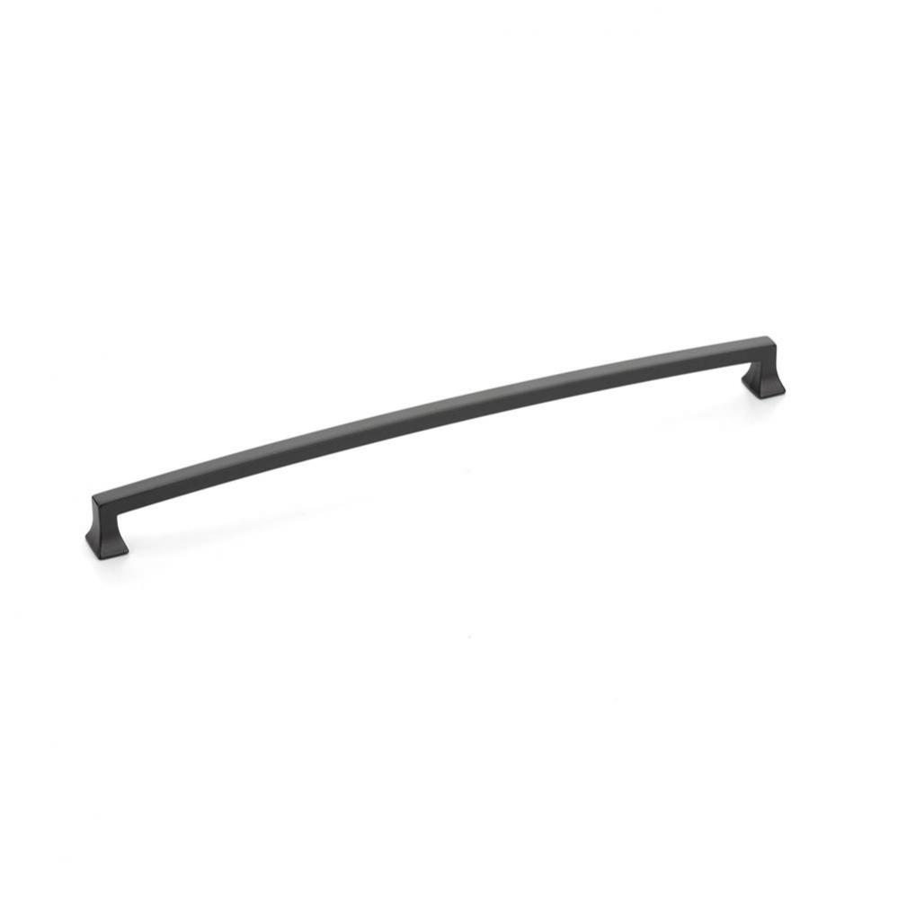 Pull, Arched, Matte Black, 12&apos;&apos; cc