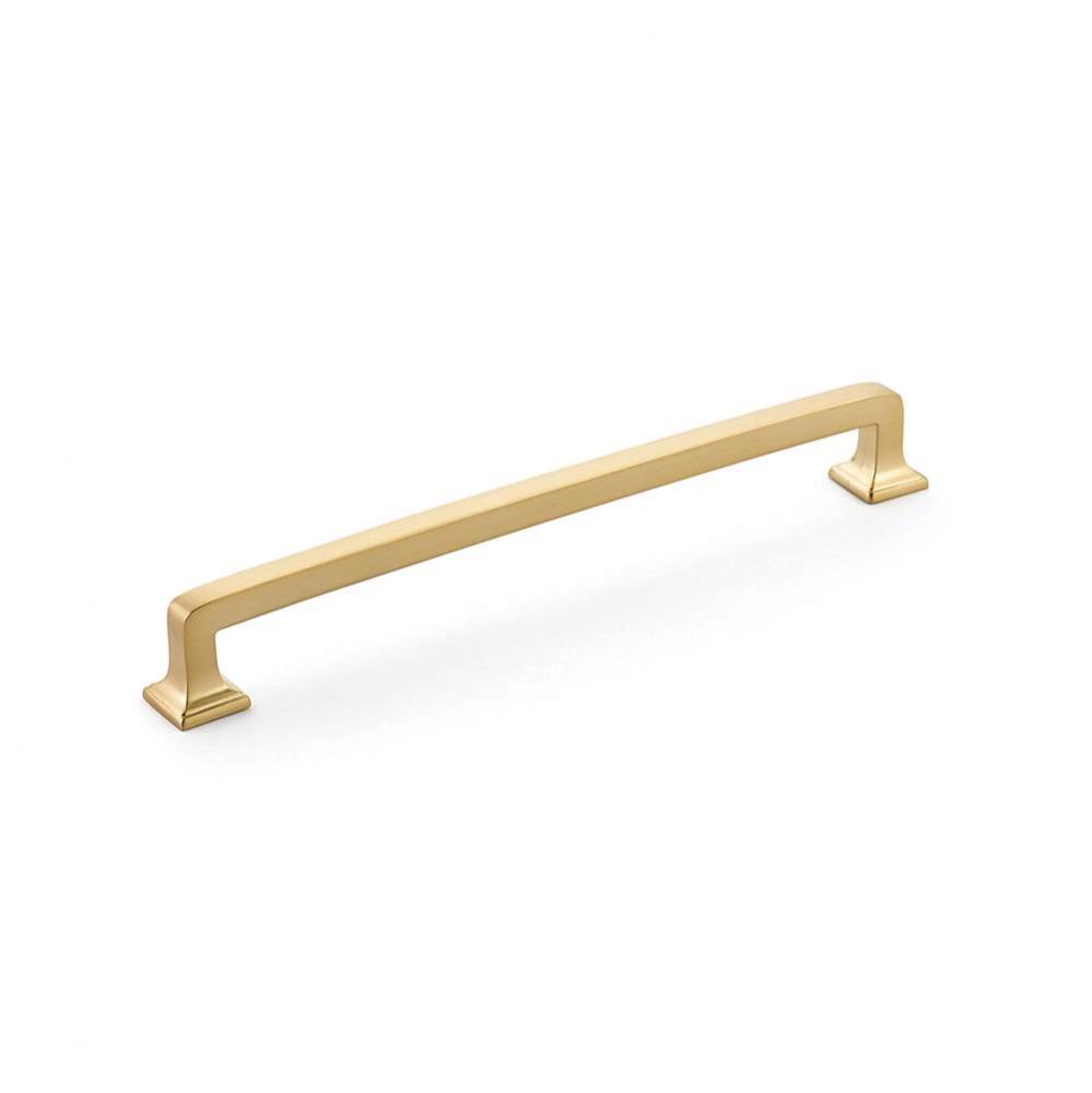 Pull, Signature Satin Brass, 8&apos;&apos; cc