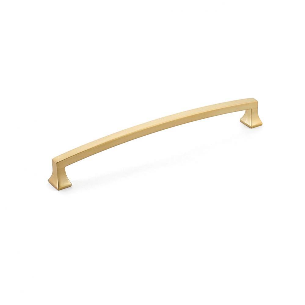 Pull, Arched, Signature Satin Brass, 8&apos;&apos; cc