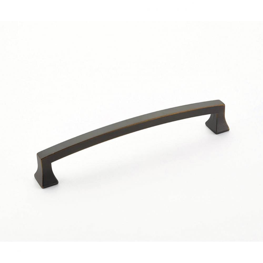 Pull, Arched, Ancient Bronze, 6&apos;&apos; cc
