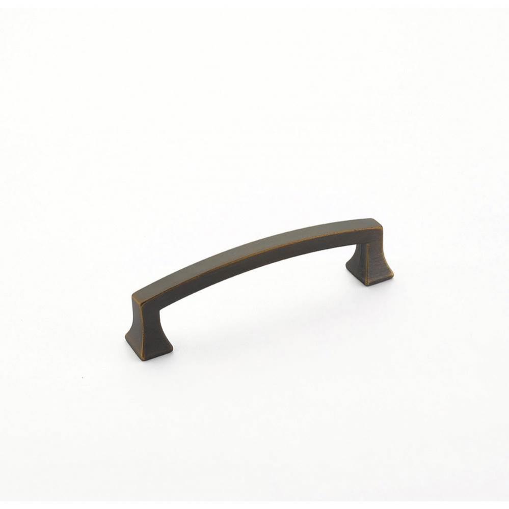 Pull, Arched, Ancient Bronze, 4&apos;&apos; cc