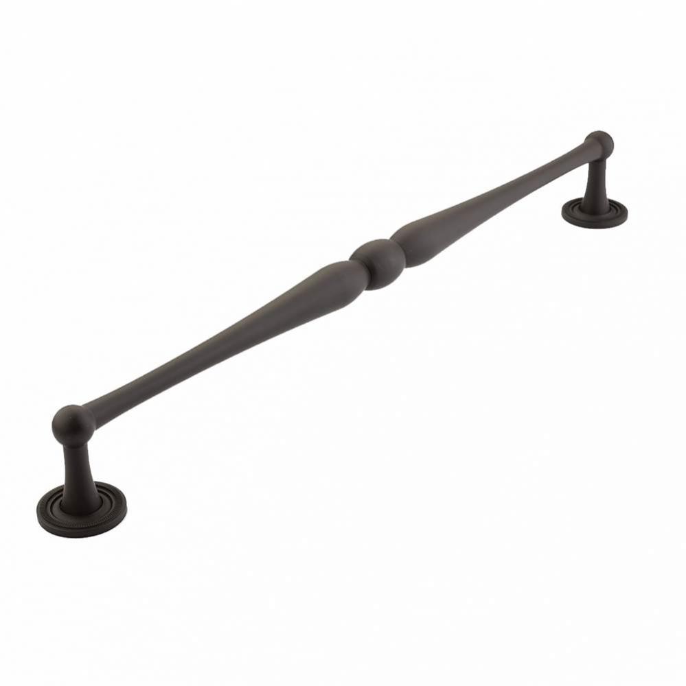 Pull, Knurled Footplate, Oil Rubbed Bronze, 15&apos;&apos; cc