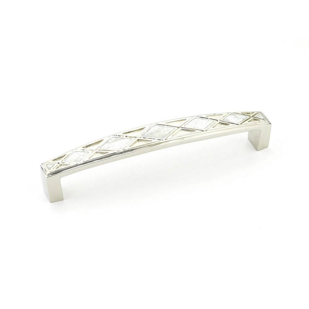 Pull, Mother of Pearl, Polished Nickel, 5-5/8&apos;&apos; cc