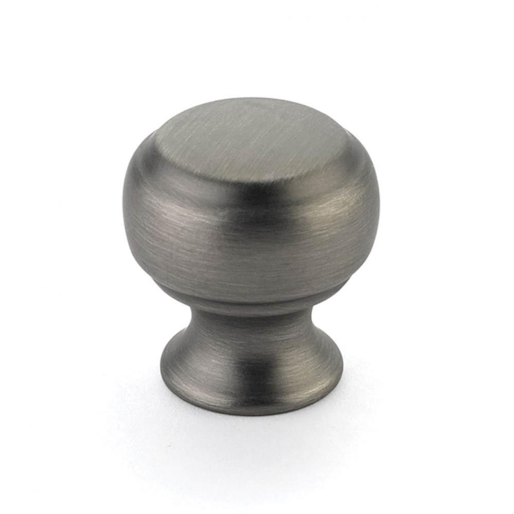 Knob, Antique Nickel, 1-1/8&apos;&apos; dia