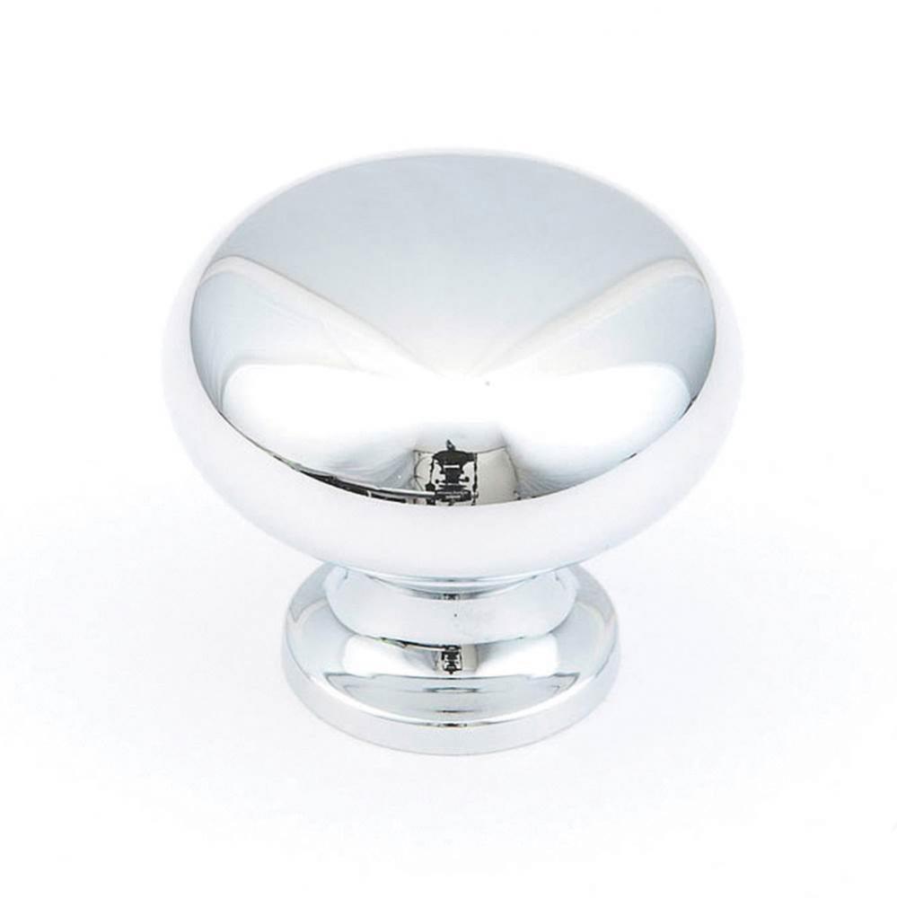 Knob, Polished Chrome, 1-1/4&apos;&apos; dia