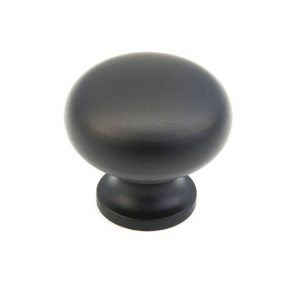 Knob, Flat Black, 1-1/4&apos;&apos; dia