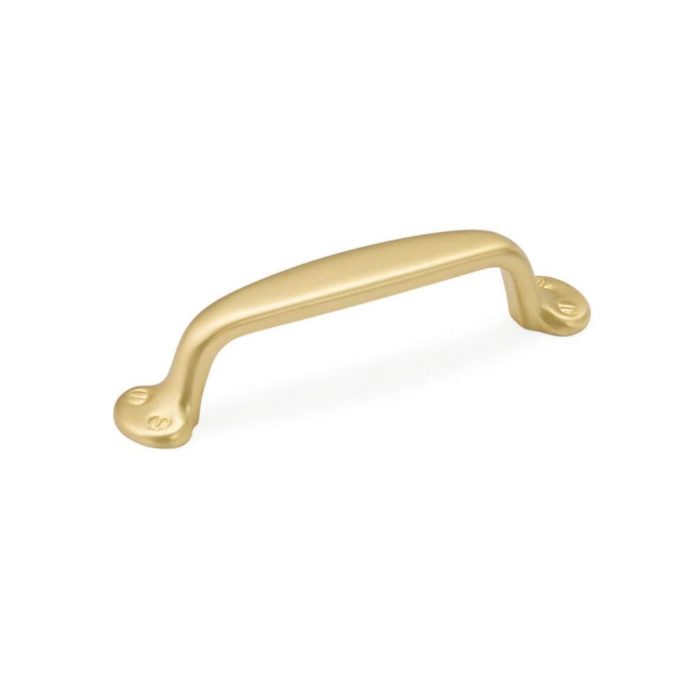 Pull, Satin Brass, 4&apos;&apos; cc