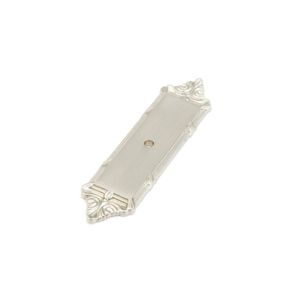 Backplate for Knob, Satin Nickel, 4-1/4&apos;&apos;