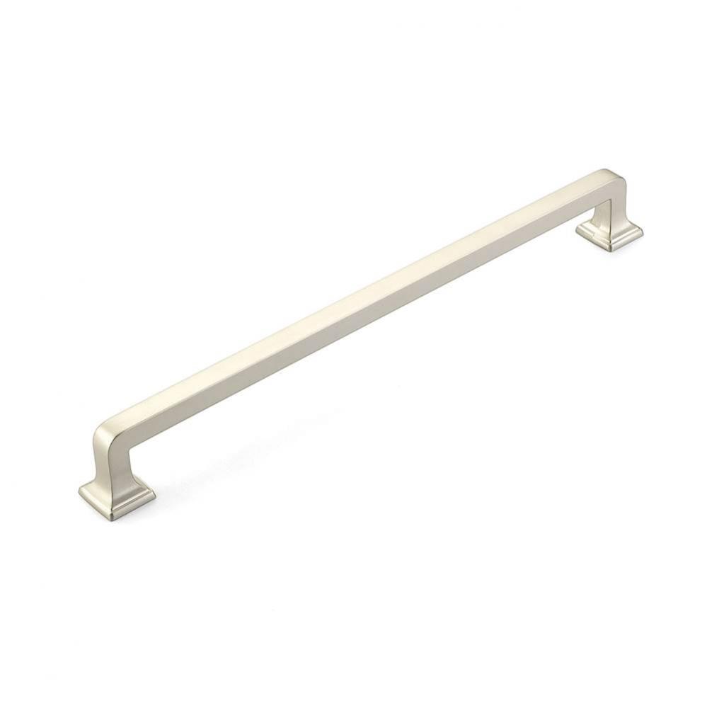 Concealed Surface, Appliance Pull, Satin Nickel, 15&apos;&apos; cc