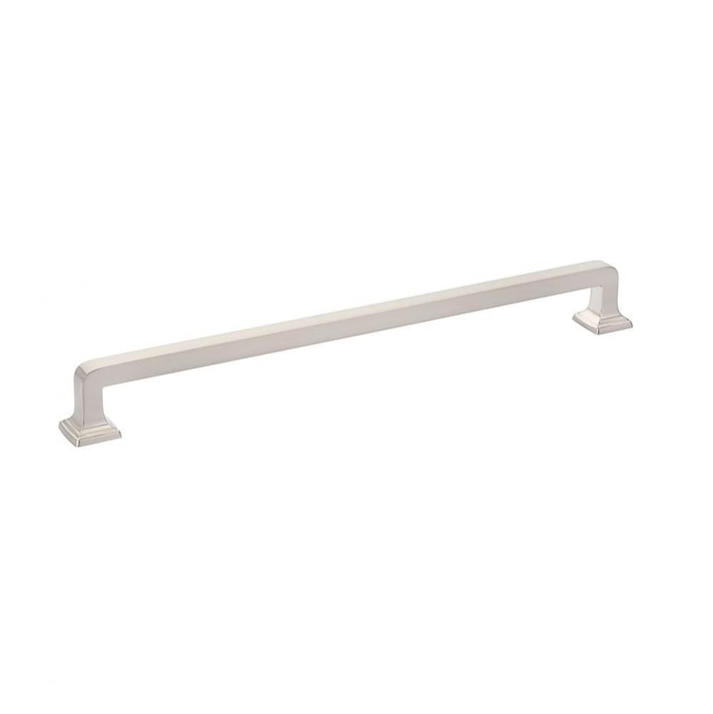 Concealed Surface, Appliance Pull, Brushed Nickel, 15&apos;&apos; cc