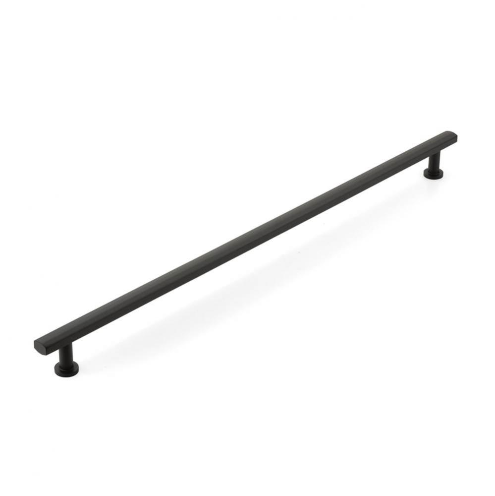 Concealed Surface, Appliance Pull, Matte Black, 24&apos;&apos; cc