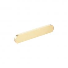 Schaub and Company 10042-US4 - Pull, Modern Oval, Satin Brass, 4'' and 5'' cc