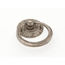 Schaub and Company 977-SA - Ring Pull with backplate, Silver Antique