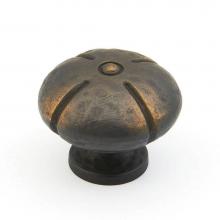 Schaub and Company 250-ABZ - Knob, Round, Ancient Bronze, 1-3/8'' dia