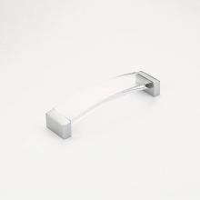 Schaub and Company 320-26 CL - Pull, Arched, Polished Chrome, Clear, 128 mm cc