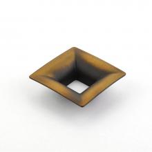 Schaub and Company 440-BRBZ - Pull, Flared Square, Burnished Bronze, 32 mm cc