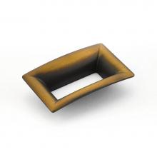 Schaub and Company 441-BRBZ - Pull, Flared Rectangle, Burnished  Bronze, 64 mm cc
