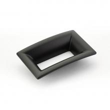 Schaub and Company 441-MB - Pull, Flared Rectangle, Matte Black, 64 mm cc