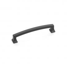 Schaub and Company 527-MB - Pull, Arched, Matte Black, 5'' cc