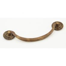 Schaub and Company 978-ED - Bail Pull with rosettes, Estate Dover, 5-1/2'' cc