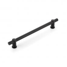 Schaub and Company BTB422-MB - Back to Back, Appliance Pull, NON-Adjustable, Matte Black, 12'' cc