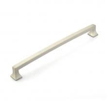 Schaub and Company CS539-15 - Concealed Surface, Appliance Pull, Arched, Satin Nickel, 15'' cc