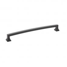 Schaub and Company CS539-MB - Concealed Surface, Appliance Pull, Arched, Matte Black, 15'' cc