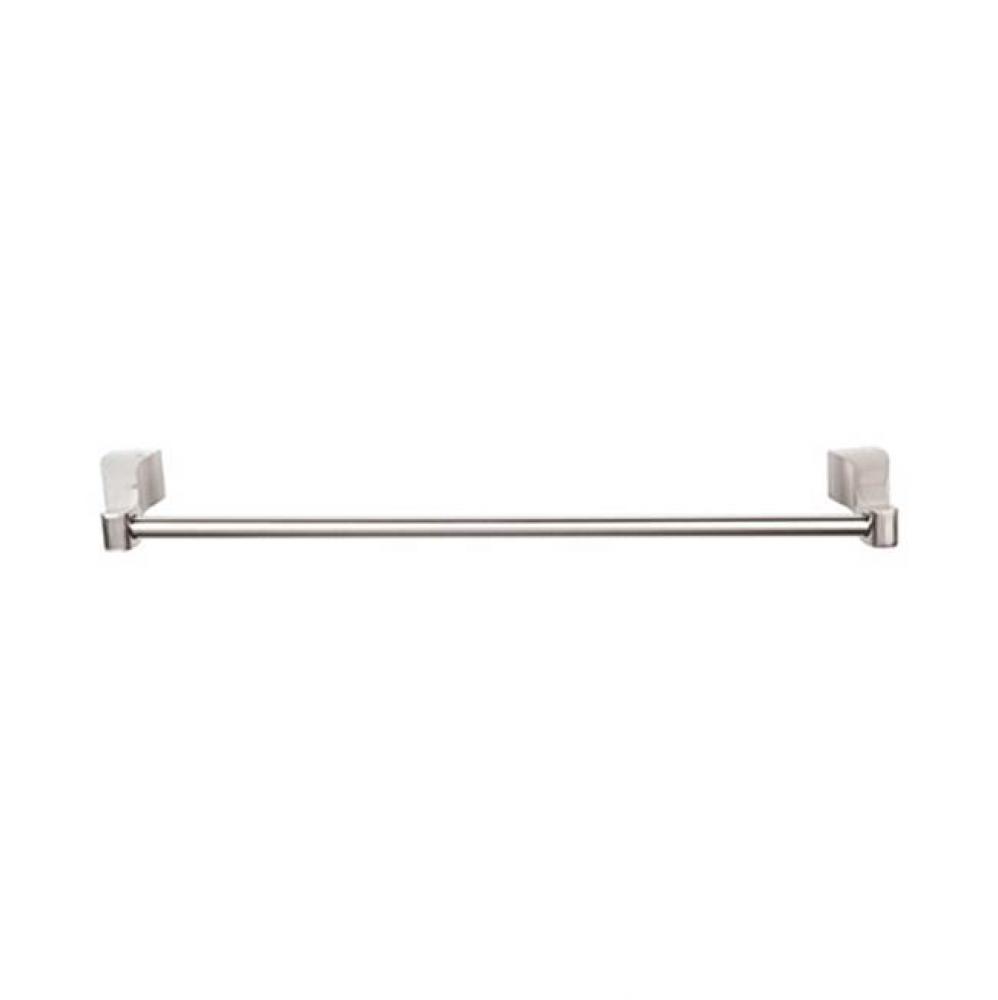 Aqua Bath Towel Bar 18 Inch Single Brushed Satin Nickel