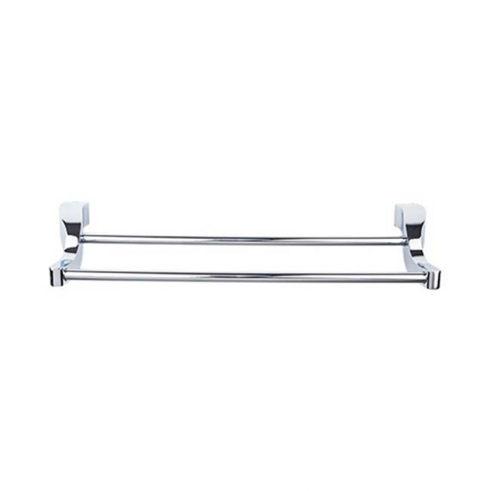 Aqua Bath Towel Bar 24 Inch Double Polished Chrome